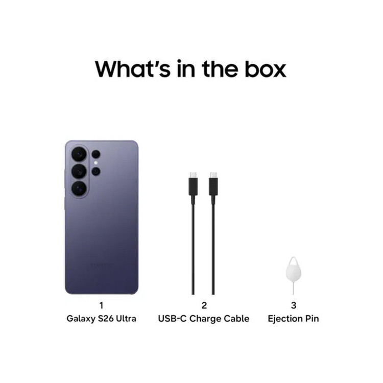 گوشی موبایل سامسونگ مدل Galaxy S26 Ultra دو سیم کارت ظرفیت 256 گیگابایت و رم 12 گیگابایت