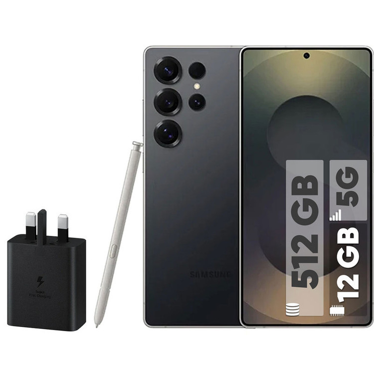گوشی موبایل سامسونگ مدل Galaxy S25 Ultra دو سیم کارت ظرفیت 512 گیگابایت و رم 12 گیگابایت - به همراه شارژر 45 واتی سامسونگ