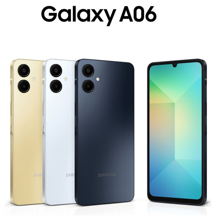 گوشی موبایل سامسونگ مدل Galaxy A06 5G دو سیم کارت 64 گیگابایت و رم 4 گیگابایت به همراه شارژر 25 وات سامسونگ