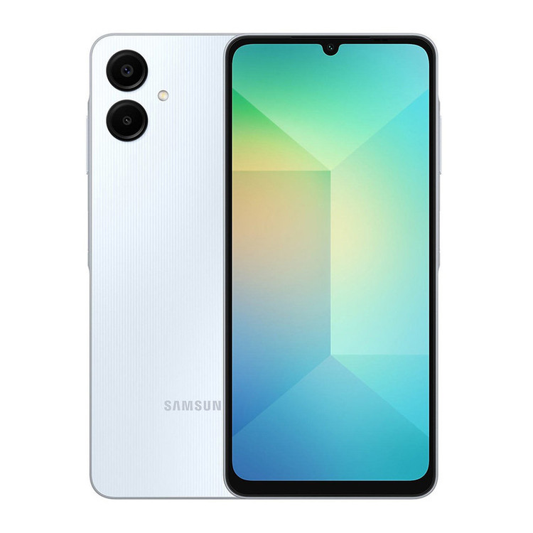 گوشی موبایل سامسونگ مدل Galaxy A06 5G دو سیم کارت 64 گیگابایت و رم 4 گیگابایت به همراه شارژر 25 وات سامسونگ
