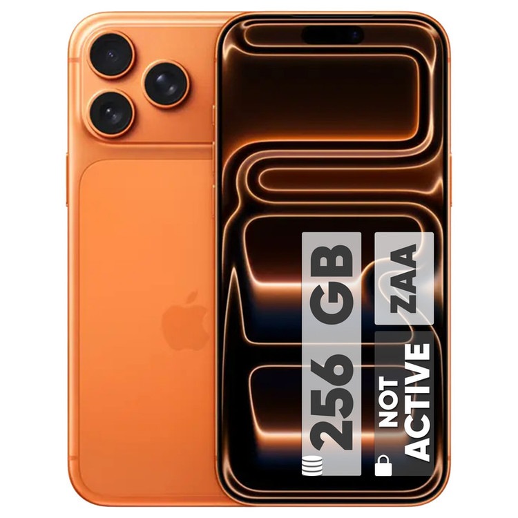 گوشی موبایل اپل مدل iPhone 17 Pro Max ZAA تک سیم کارت + eSim ظرفیت 256 گیگابایت و رم 12 گیگابایت - نات اکتیو - به همراه شارژر 20 وات اپل