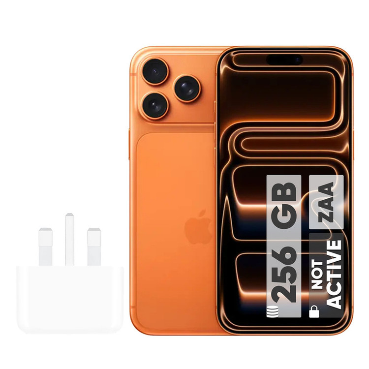 گوشی موبایل اپل مدل iPhone 17 Pro Max ZAA تک سیم کارت + eSim ظرفیت 256 گیگابایت و رم 12 گیگابایت - نات اکتیو - به همراه شارژر 20 وات اپل
