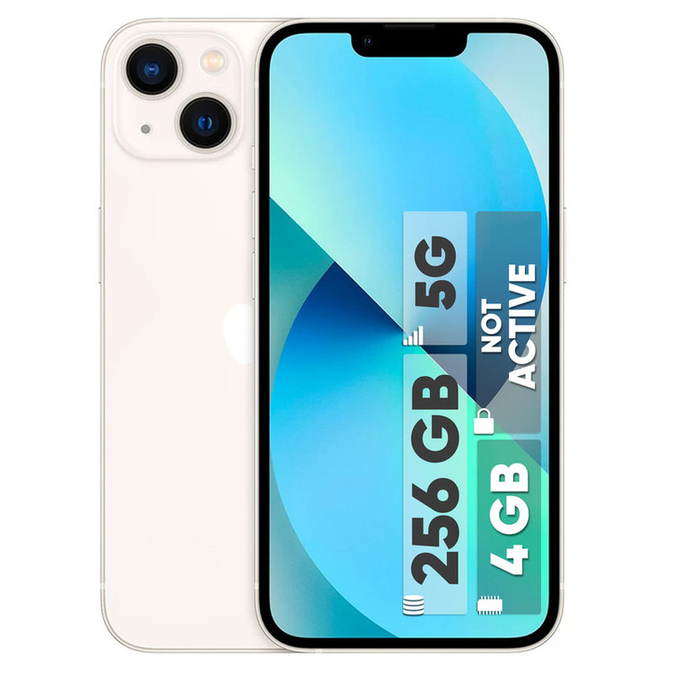 گوشی موبایل اپل مدل iPhone 13 ZAA دو سیم کارت ظرفیت 256 گیگابایت و رم 4 گیگابایت - نات اکتیو