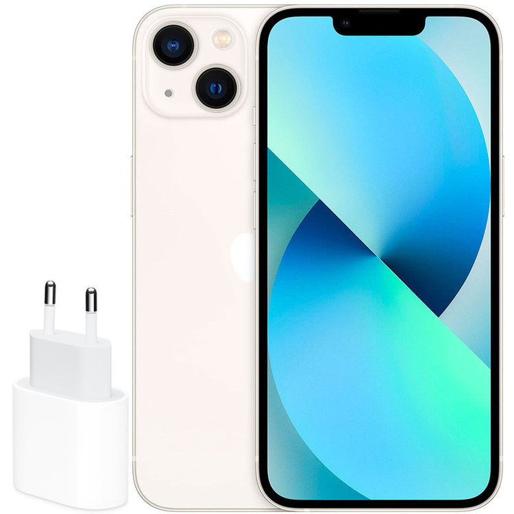 گوشی موبایل اپل مدل iPhone 13 CH دو سیم کارت ظرفیت 256 گیگابایت و رم 4 گیگابایت به همراه شارژر 20 وات اپل - نات اکتیو