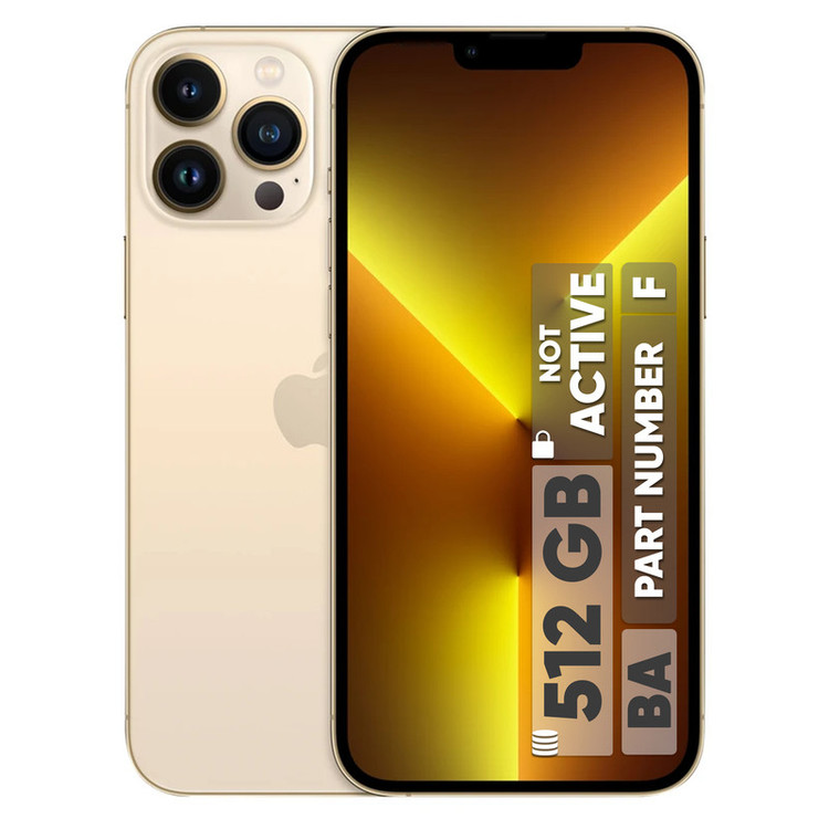 گوشی موبایل اپل مدل iPhone 13 Pro Max ZDA تک سیم کارت ظرفیت 512 گیگابایت و رم 6 گیگابایت - نات اکتیو - پارت نامبر F
