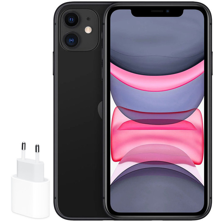 گوشی موبایل اپل مدل iPhone 11 تک سیم کارت ظرفیت 128 گیگابایت و رم 4 گیگابایت به همراه شارژر 20 وات اپل - ویتنام نات اکتیو