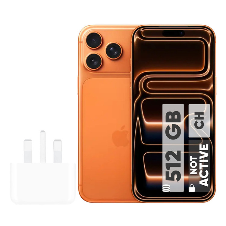 گوشی موبایل اپل مدل iPhone 17 Pro Max CH دو سیم کارت ظرفیت 512 گیگابایت و رم 12 گیگابایت - نات اکتیو - به همراه شارژر 20 وات اپل