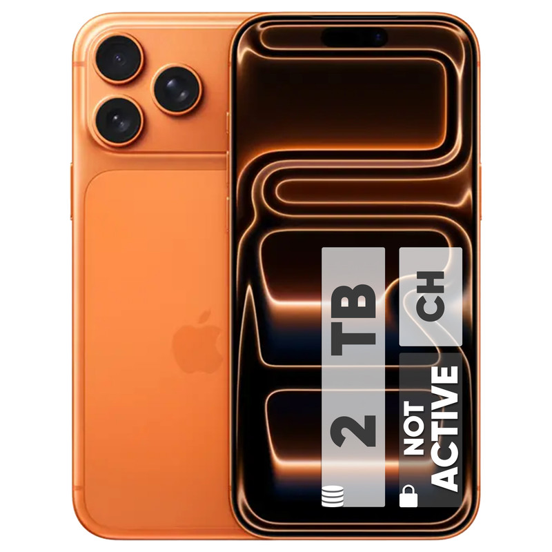 گوشی موبایل اپل مدل iPhone 17 Pro Max CH دو سیم کارت ظرفیت 2 ترابایت و رم 12 گیگابایت - نات اکتیو