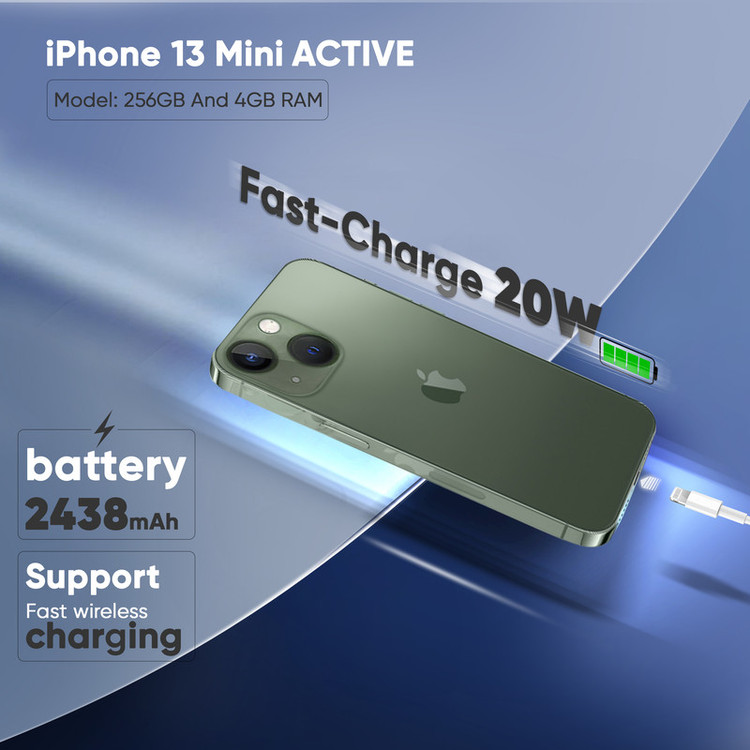 گوشی موبایل اپل مدل iPhone 13 Mini ظرفیت 256 گیگابایت و رم 4 گیگابایت - اکتیو