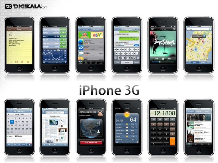 گوشی موبایل اپل آی فون 3 جی - 16 گیگابایت